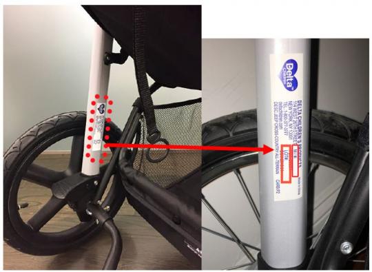 Delta double outlet umbrella stroller recall